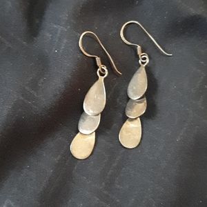 Sterling Silver Teardrop Earrings